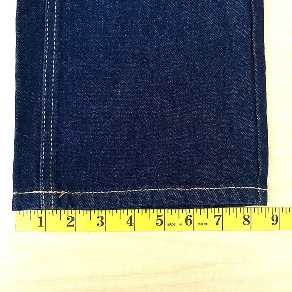 Future Collective Reese Blutstein Women Blue Jean Size 4 Flare Leg High Rise NEW - Picture 12 of 12